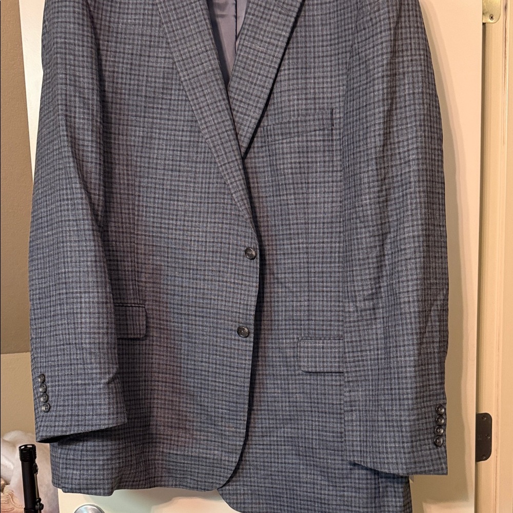 Jos. A. Bank Blue Checkered Blazer